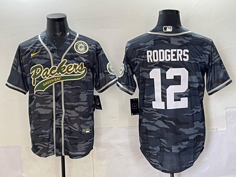 Men Green Bay Packers #12 Rodgers camo Nike NFL 2025 jersey 021->green bay packers->NFL Jersey
